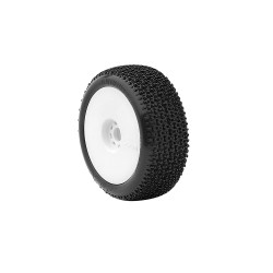 1:8 Buggy City Block Medium Pre-Mounted White 1:8 Buggy City Block Medium Pre-Mounted White