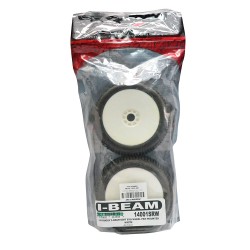 1:8 BUGGY I-BEAM SOFT EVO WHEEL PRE-MOUNTED WHITE