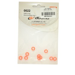 0022 Diff O-rings Silicon - Orange (A319)