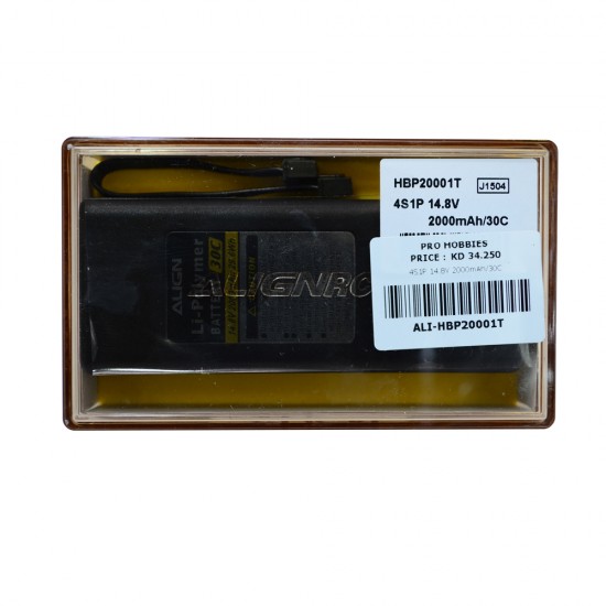 4S1P 14.8V 2000mAh/30C