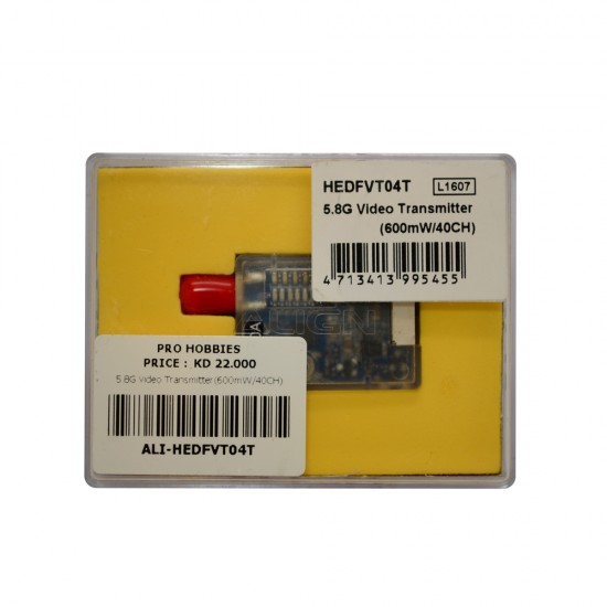 5.8G Video Transmitter(600mW/40CH)