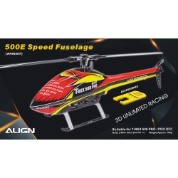 500E Speed Fuselage - Red & Yellow