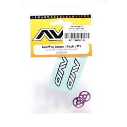 TRIAD WING BUTTONS PURPLE