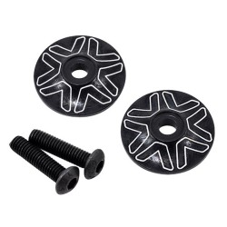 8TH WING MOUNT BUTTONS-BLACK