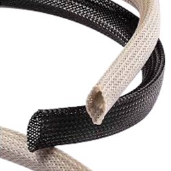 Polyester Braided Expandable Sleeving 4.0 mm - Grey