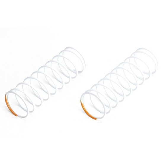 9002 Front Shock Spring-Mid (White/Orange)