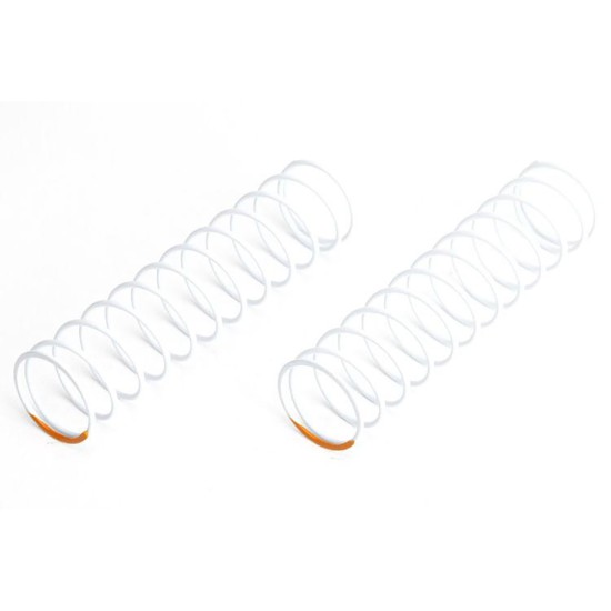 9012 Rear Shock Spring Long - Mid (White/Orange)