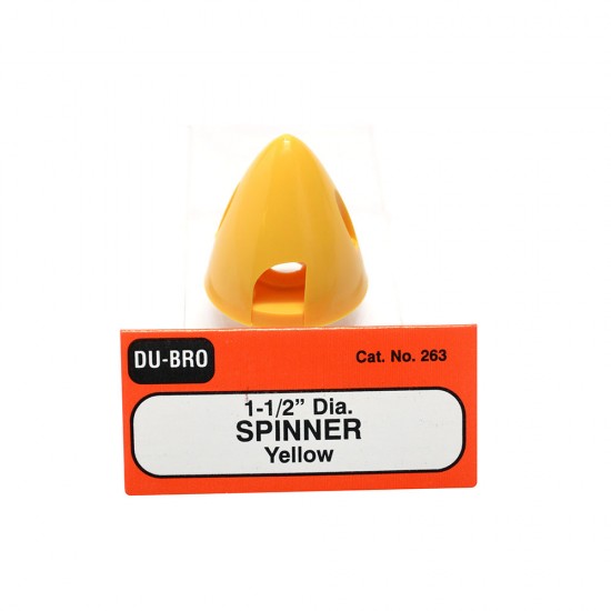 1-1/2 spinner,yellow (1per pkg)