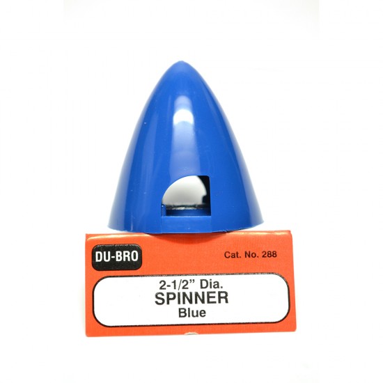2-1/2 spinner, blue (1per pkg)