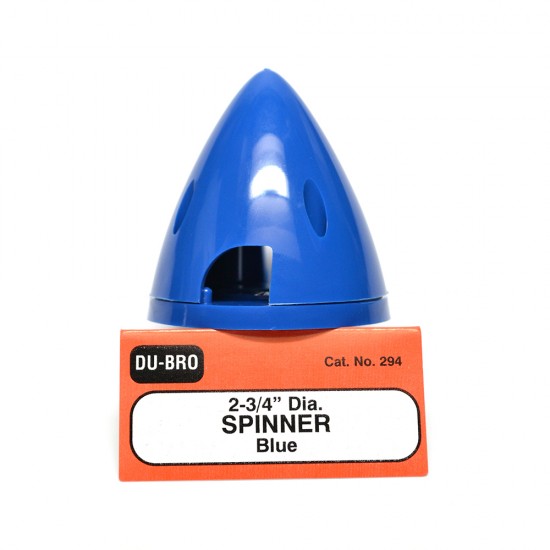 2-3/4 spinner, blue (1 per pkg)