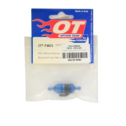 ALUMINIUM FUEL FILTER WITH SUPPORT