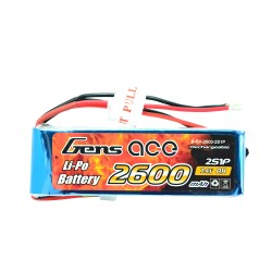 GENS ACE LIPO 2600MAH RX 7.4V GENS ACE LIPO 2600MAH RX 7.4V