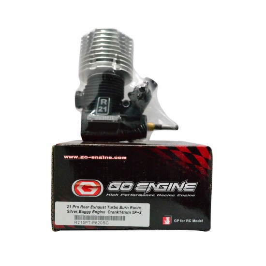 21Pro Rear Exh Turbo Silver head Eng Crank 14mm 5P