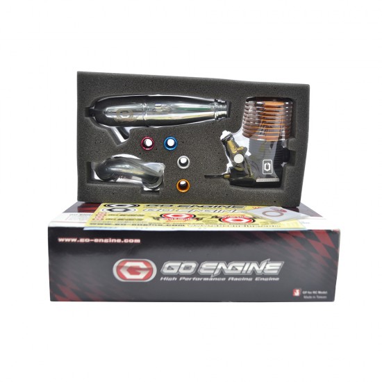 21 Pro Rear Exha Turbo gold Eng Crank 14mm 7P+FEMC Pipe 0801