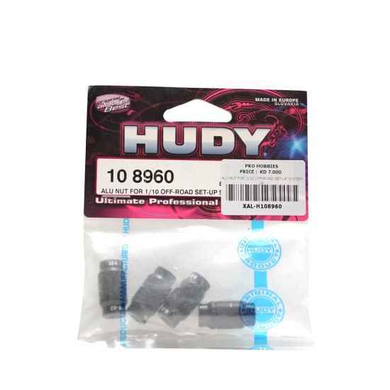 ALU NUT FOR 1/10 OFF-ROAD SET-UP SYSTEM (4)