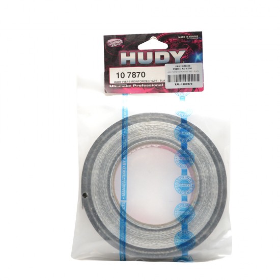 HUDY FIBRE-REINFORCED TAPE - BLACK