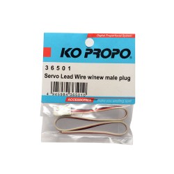 SERVO LEAD WIRE W/NEW MALE PLUG
