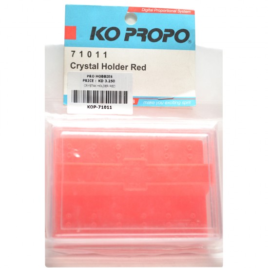 CRYSTAK HOLDER RED