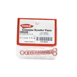 Silicone O-Ring(P6/Orange)15Pcs