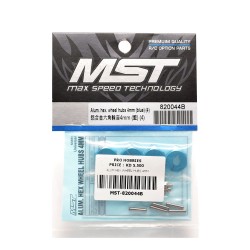 ALUM HEX WHEEL HUBS 4MM