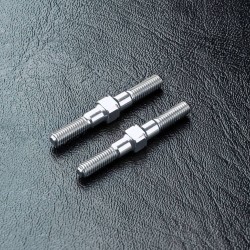 Alum. reinforced turnbuckle 3X28 (silver) (2) Alum. reinforced turnbuckle 3X28 (silver) (2)