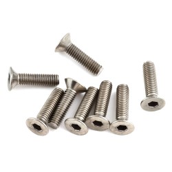 SJG3X 12 Titanium F/H Screw (8pcs.)