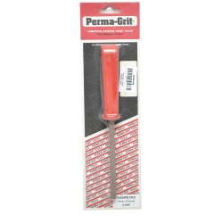 6mm Round File.  230 x 6mm Coarse.  Red Plastic Handle