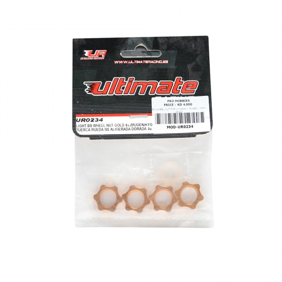 BS WHEEL NUT FOR KYOSHO / MUGEN / XRAY GOLD