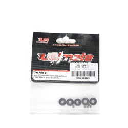 4 mm. ALUMINIUM STOPPER (5u.) BLACK 4 mm. ALUMINIUM STOPPER (5u.) BLACK