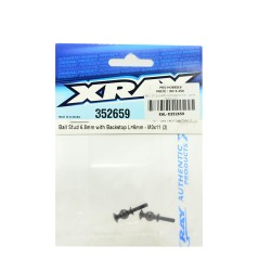 BALL STUD 6.8MM WITH BACKSTOP L=6MM - M3x11 (2)