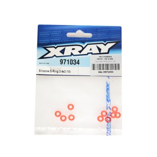 XRAY Silicone O-Ring 3.4X2 (10) 971034 XRAY Silicone O-Ring 3.4X2 (10) 971034