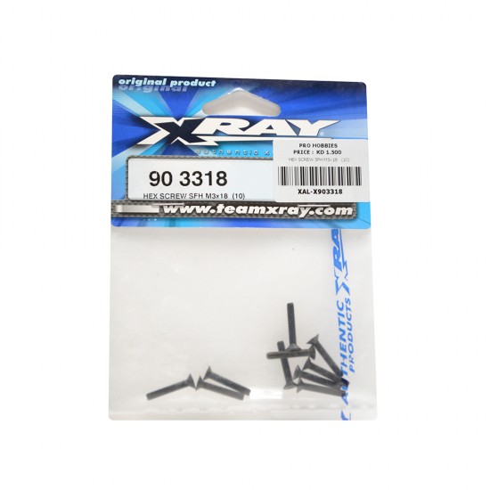 HEX SCREW SFH M3x18   (10)