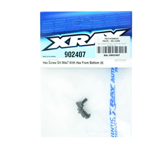 HEX SCREW SH M4x7 WITH HEX FROM BOTTOM (4)