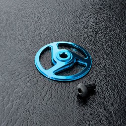 Alum. spur gear holder cover (blue) Alum. spur gear holder cover (blue)