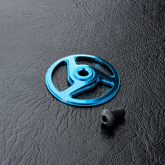Alum. spur gear holder cover (blue)