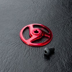 Alum. spur gear holder cover (red) Alum. spur gear holder cover (red)