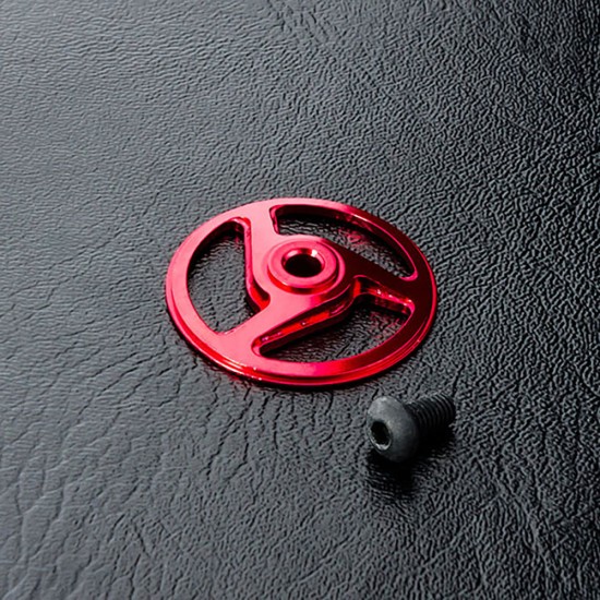 Alum. spur gear holder cover (red)