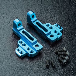 Alum. upper bulkhead R/L (blue)