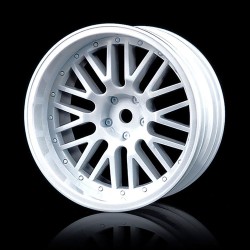 White 10 spokes 2 ribs wheel (+8) (4) White 10 spokes 2 ribs wheel (+8) (4)