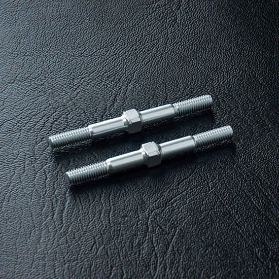 Alum. reinforced turnbuckle 3X36 (silver) (2)