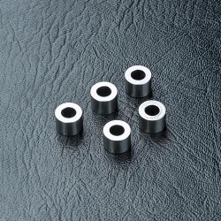 Alum. spacer 3X5.5X4.0 (5) (silver) Alum. spacer 3X5.5X4.0 (5) (silver)
